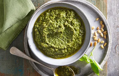 Traditional Genovese pesto recipe