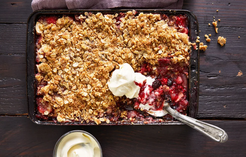 Apple berry crumble recipe Recipe | Better Homes & Gardens Australia