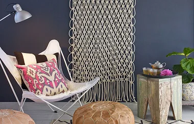 Up your decorating game with macramé