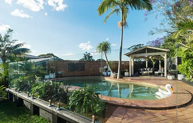 Love a pool with a view