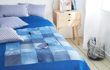 Upcycle your old jeans into daring denim dreams for your home!