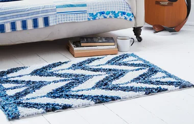 Turn your old denim into a stunning rug