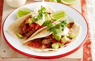 Easy beef tacos