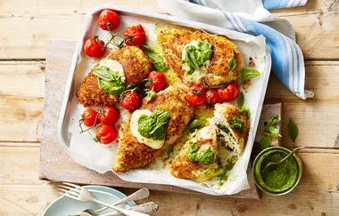 Gluten-free chicken Kiev with garlic butter