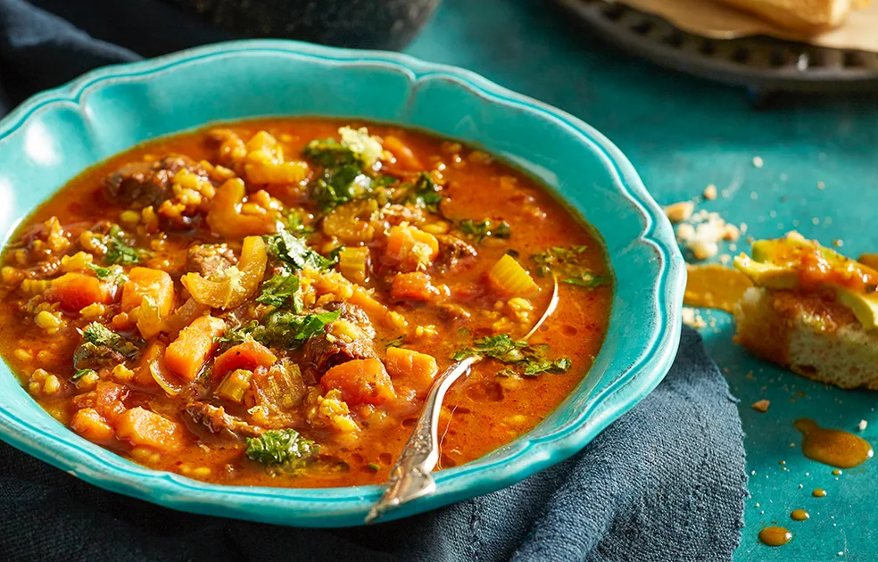 Spiced Beef and Sweet Potato Soup Recipe - Better Homes & Gardens Australia