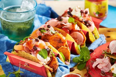 Sweet potato and black bean tacos