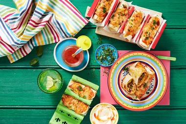 Beef grande baked burritos
