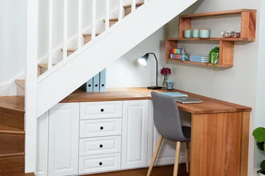 How to create storage under your staircase