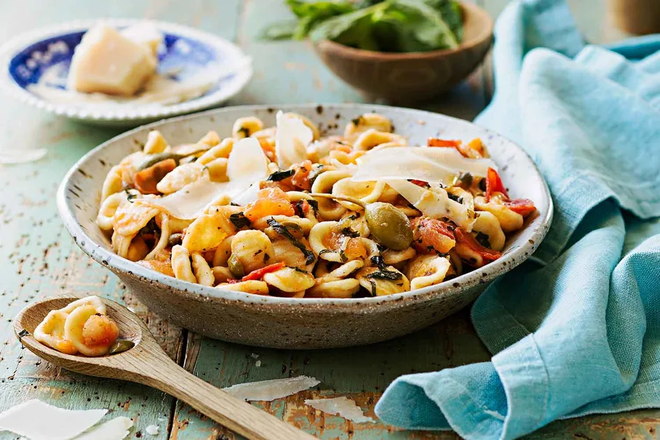 Tomato, mint and capet orecchiette pasta Recipe - Better Homes & Gardens Australia