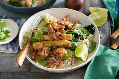 Pork and baby corn stir-fry