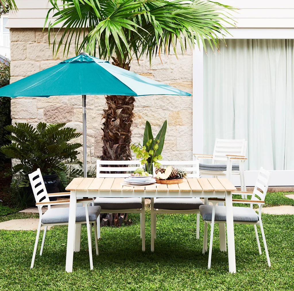 Concorde 7-piece outdoor rectangular dining setting