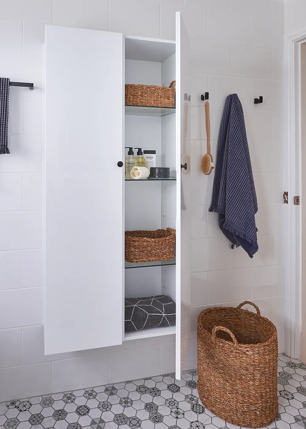 bathroom storage