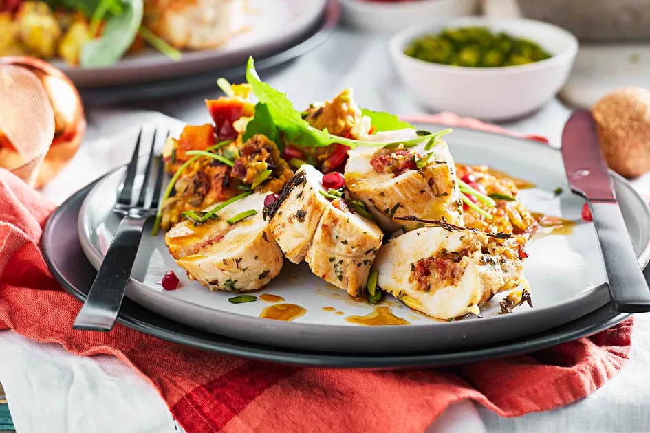 Chorizo and onion-stuffed chicken breasts recipe Recipe - Better Homes & Gardens Australia