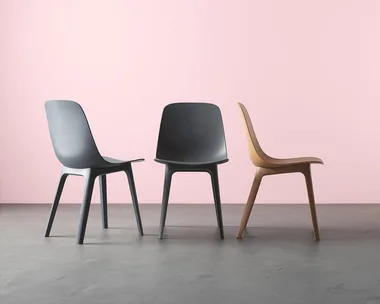The Ikea chair made from recycled plastic