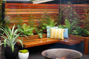 Build a bench seat and planter box