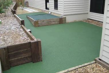 DIY rubber surfacing