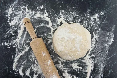 The best way to clean up flour