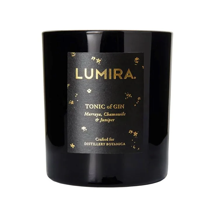 gin and tonic candle