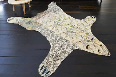 How to make a patchwork bear rug