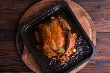The secret to crispy chicken skin is in your bathroom