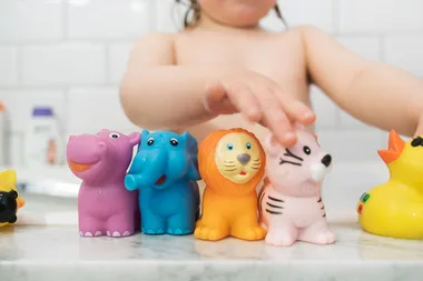 How to clean bath toys