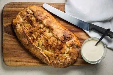 Goulburn Valley free-form apple, pear and cinnamon pie