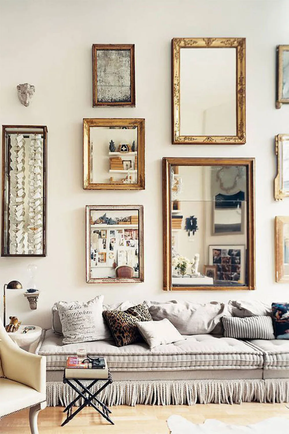 Gallery mirror wall