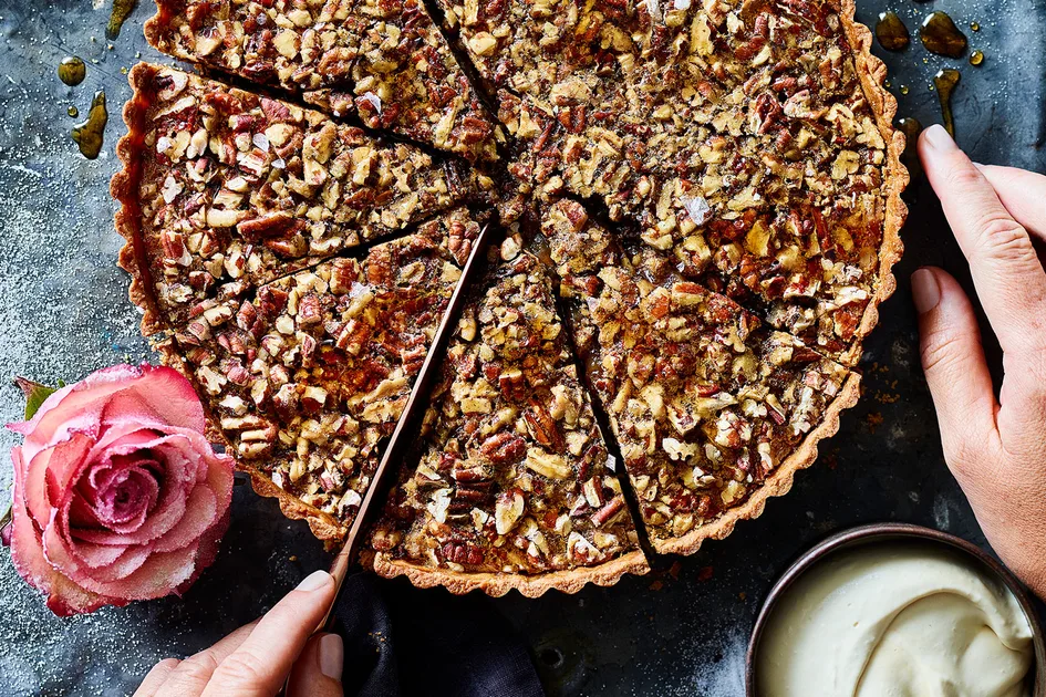 Salted Pecan and Maple Pie Recipe Recipe | Better Homes & Gardens Australia