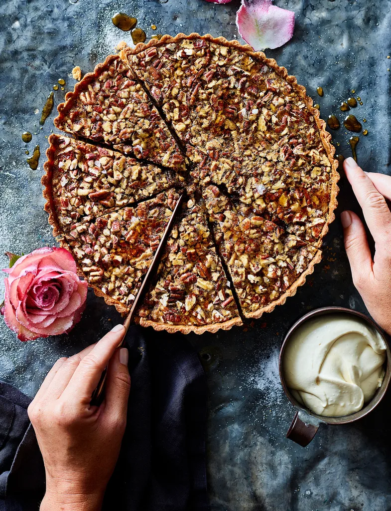 Salted Pecan and Maple Pie Tart