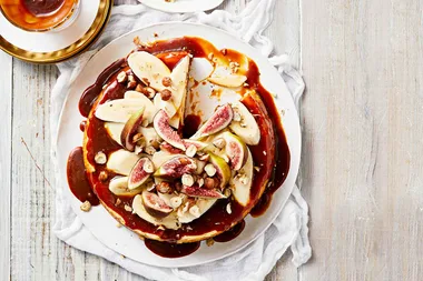Banana, ginger and butterscotch cheesecake