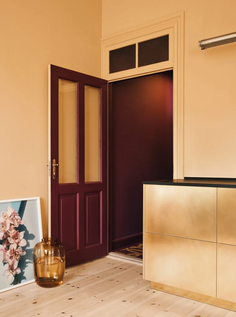 Gold Ikea kitchen by Reform