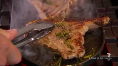Fast Ed’s Rosemary-Spiked T-Bone with Ploughman’s Salad Cup