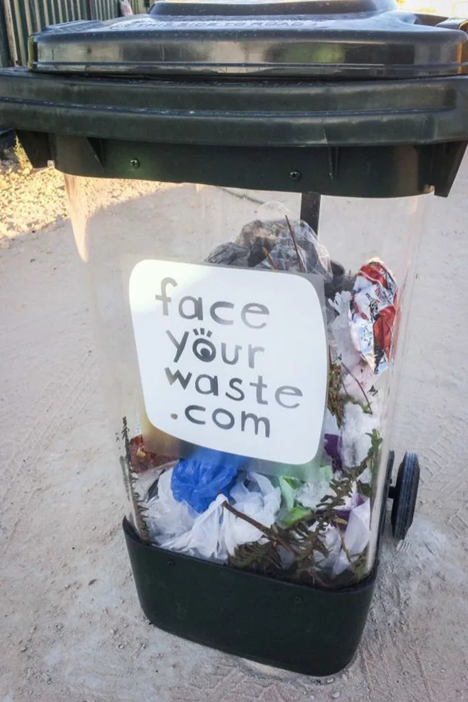 Transparent bin