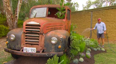 Truck garden art