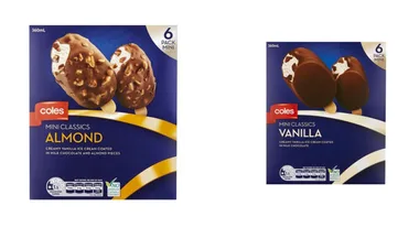 Coles recall ice-cream over metal fragments