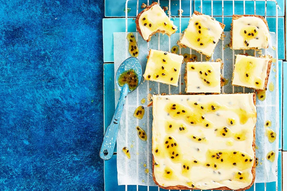 Easy peasy passionfruit slice recipe Recipe - Better Homes &amp; Gardens Australia