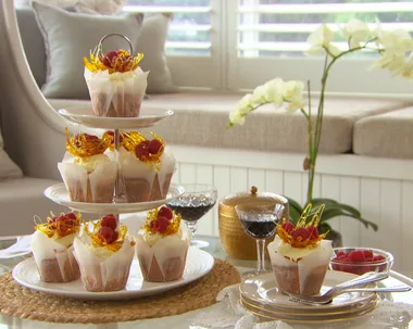 Lemon and elderflower cupcakes inspired by Meghan Markle