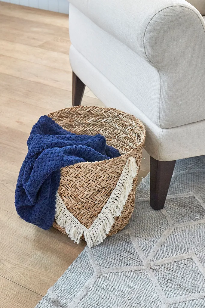 Big W basket and throw
