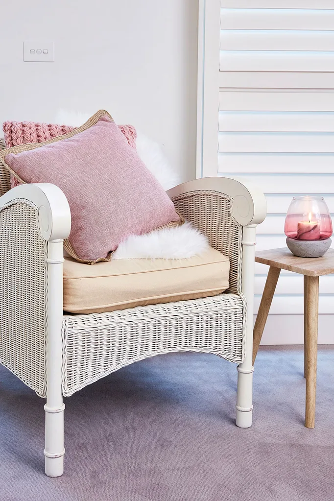 Big W chair and cushion