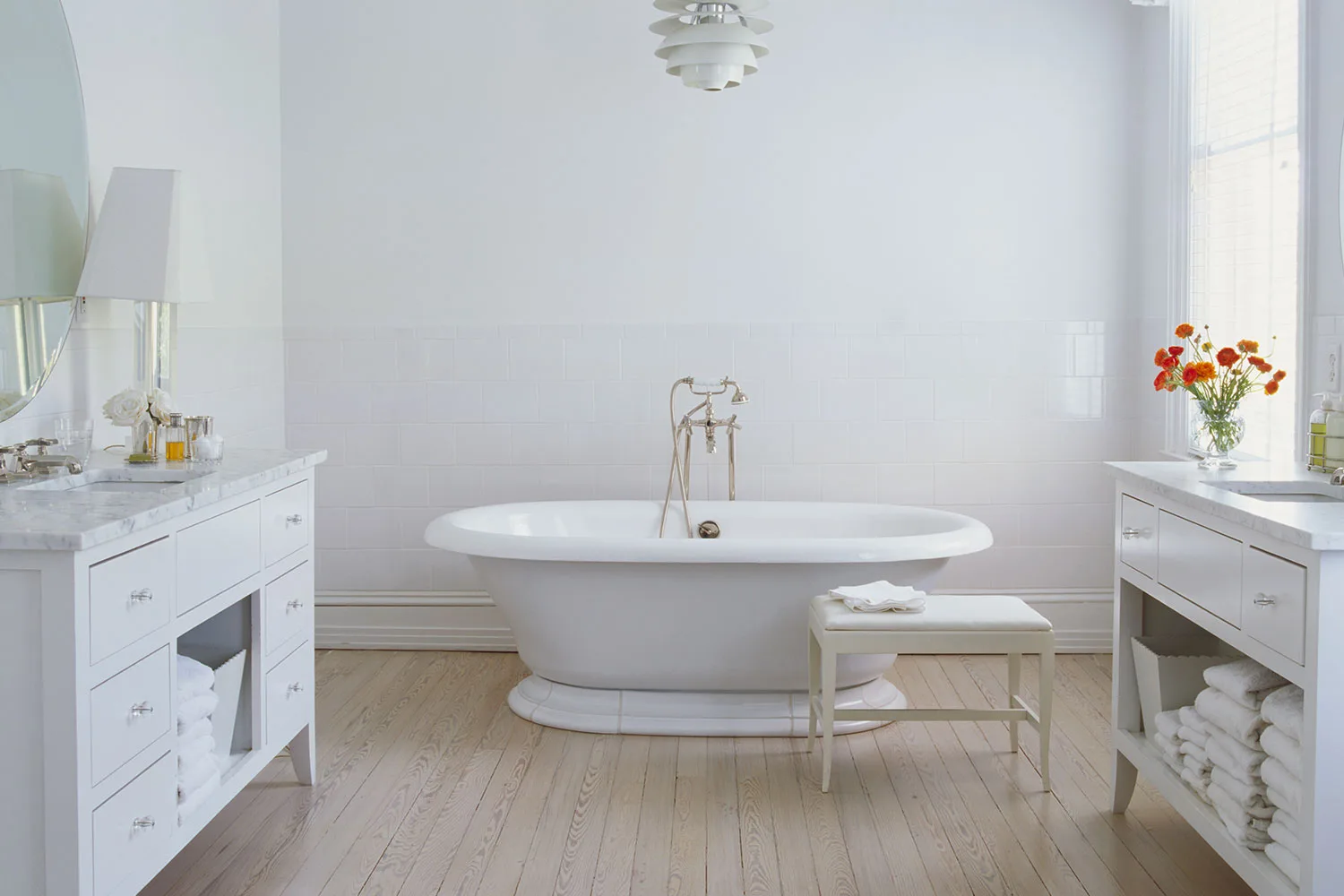 White bathroom