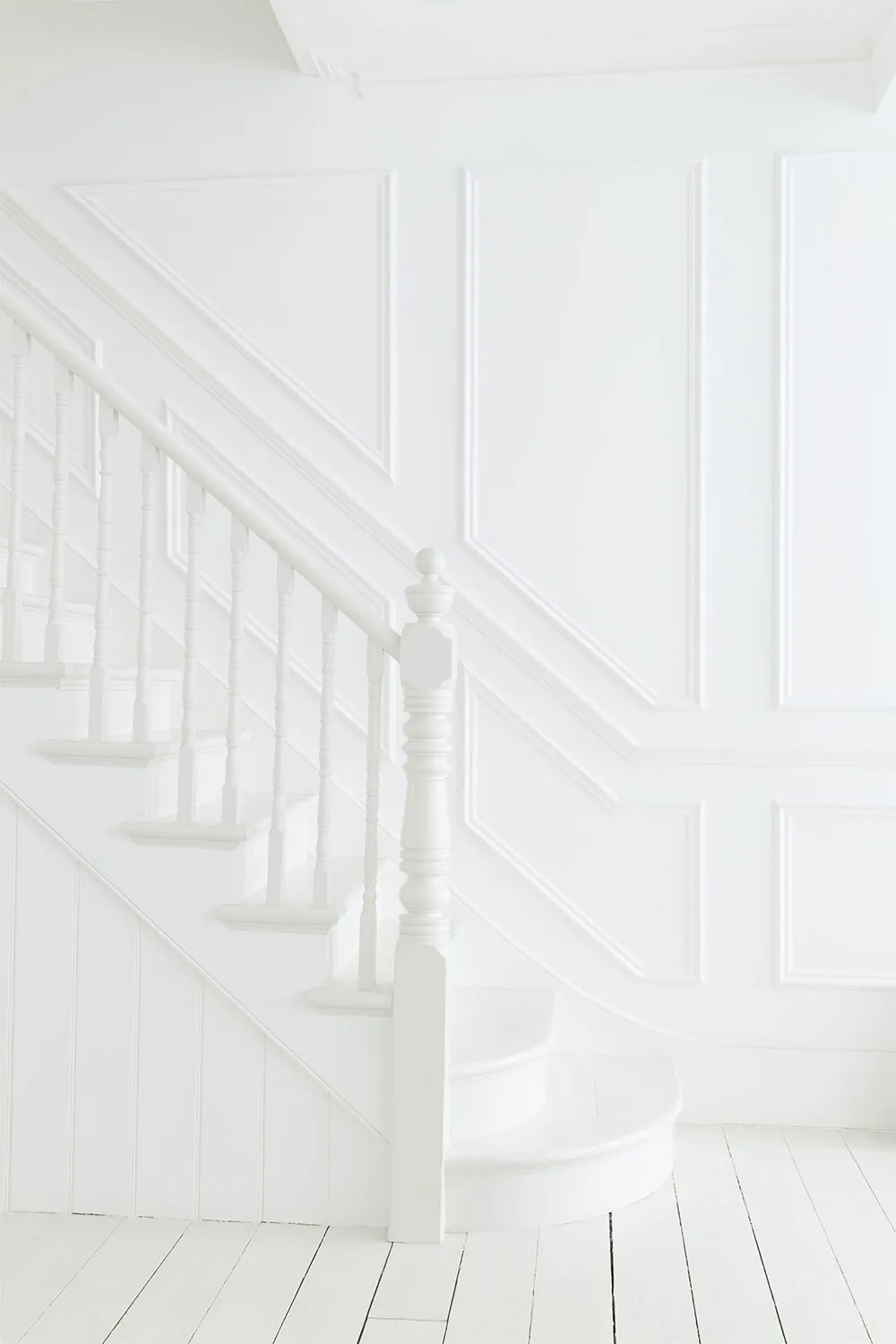 White staircase