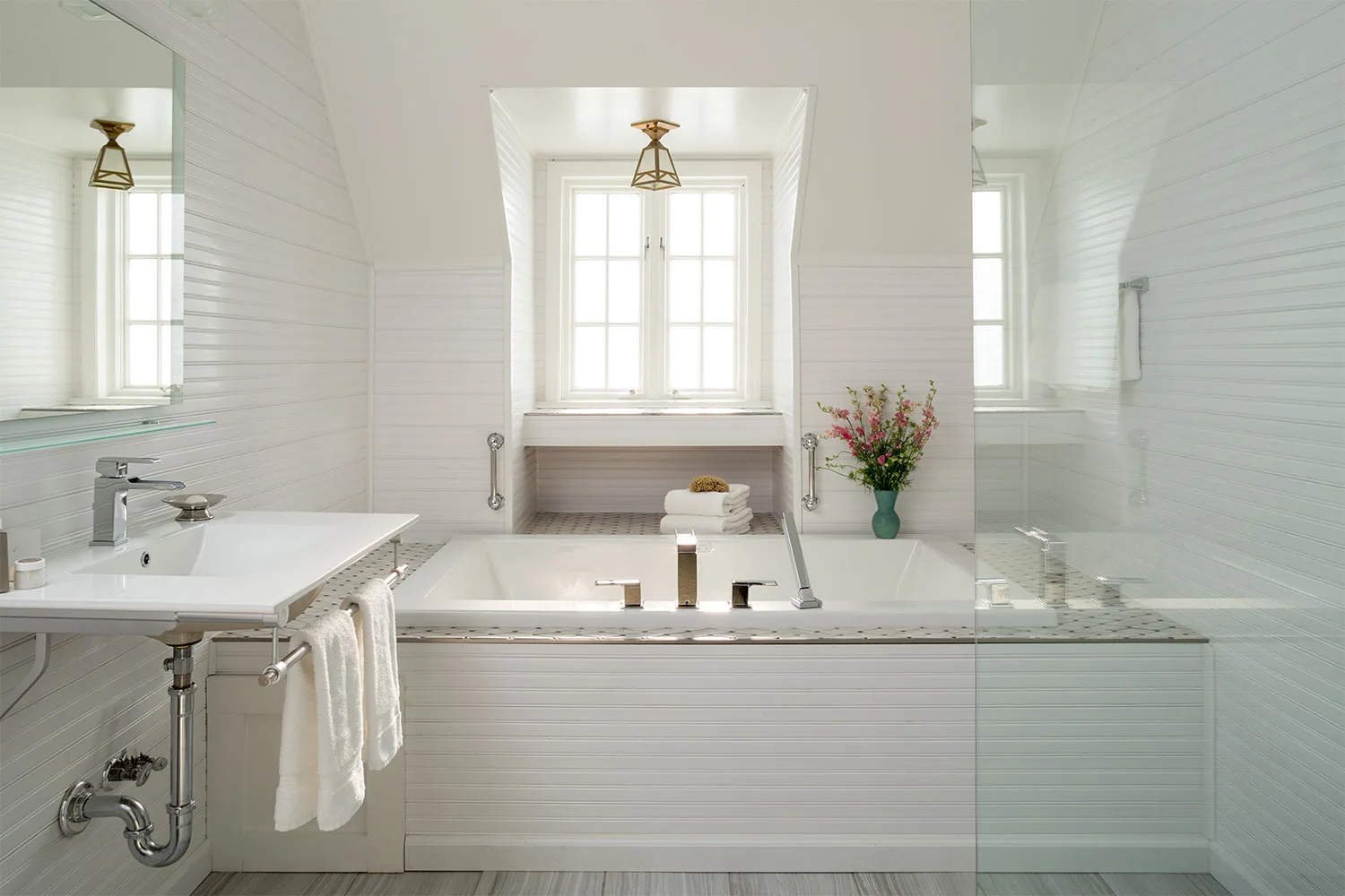 White bathroom