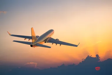 plane in sky