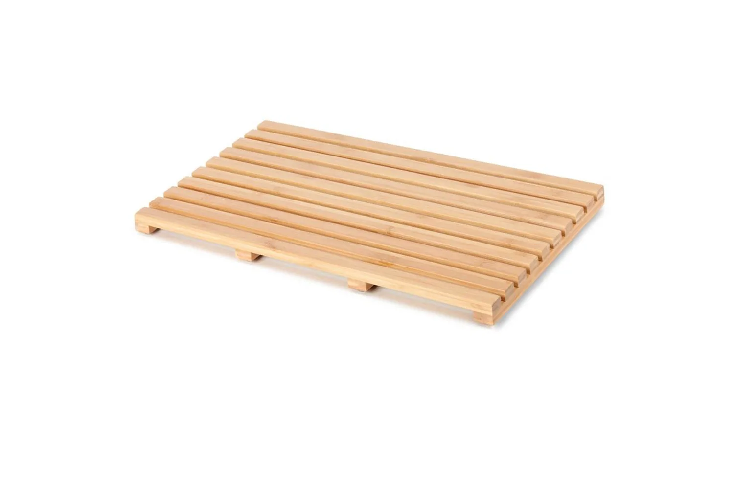 The Kmart bamboo duck board has a slatted design to help it dry.