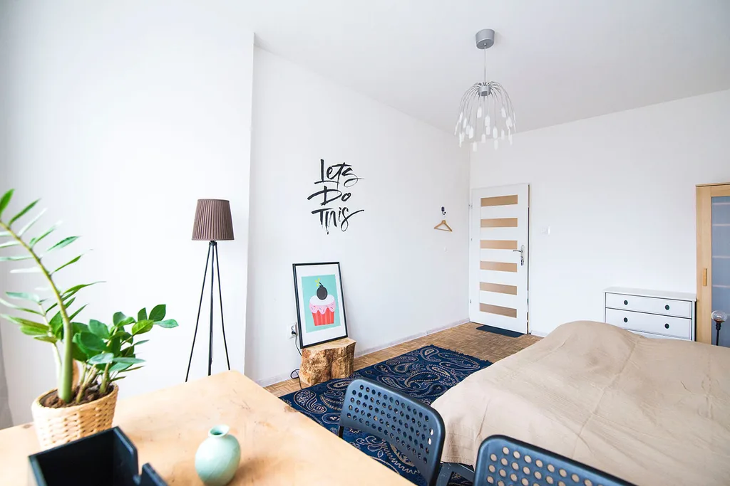 clean bedroom