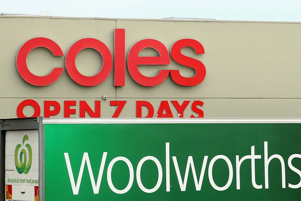 Coles and Woolworths brand names
