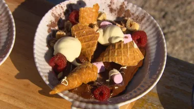 Hot chocolate mousse