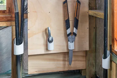 Why PVC pipe is a garage storage hero