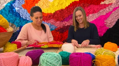 Tara meets weaving wonder Natalie Miller