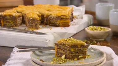 Chocolate baklava